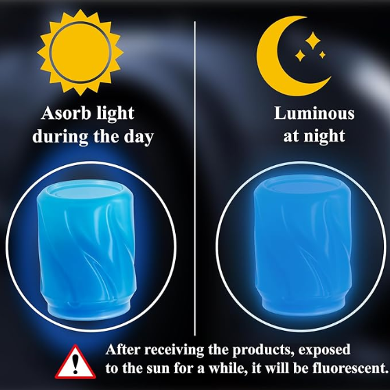 Car Luminous Tire Valve Cap (4 pcs set (Green))